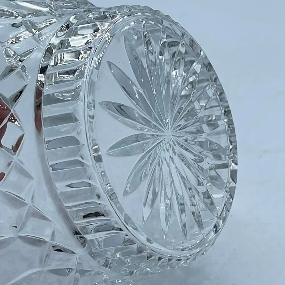 Vintage crown Crystal candy dish or serving bowl.